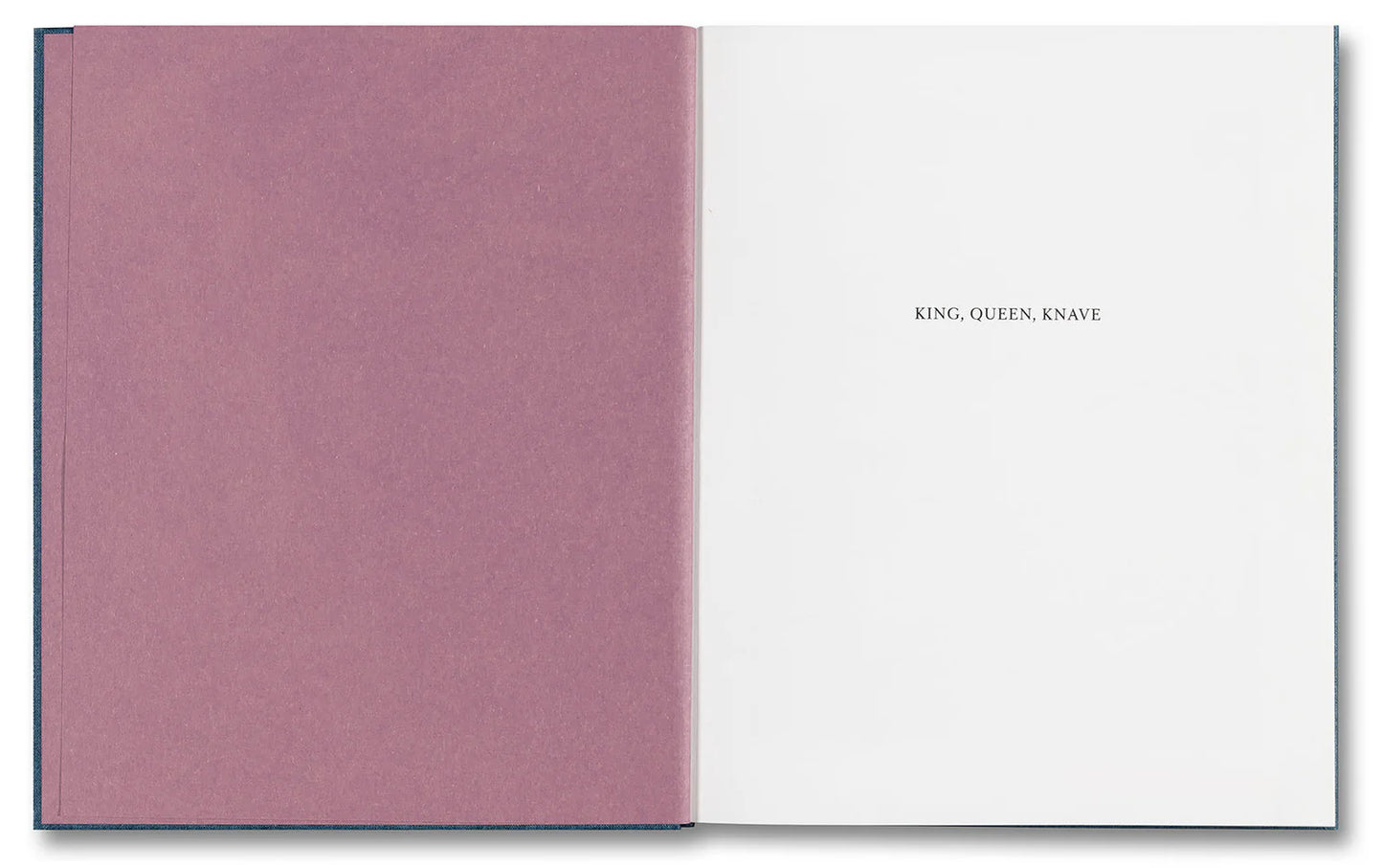 King, Queen, Knave - First printing [Signed]