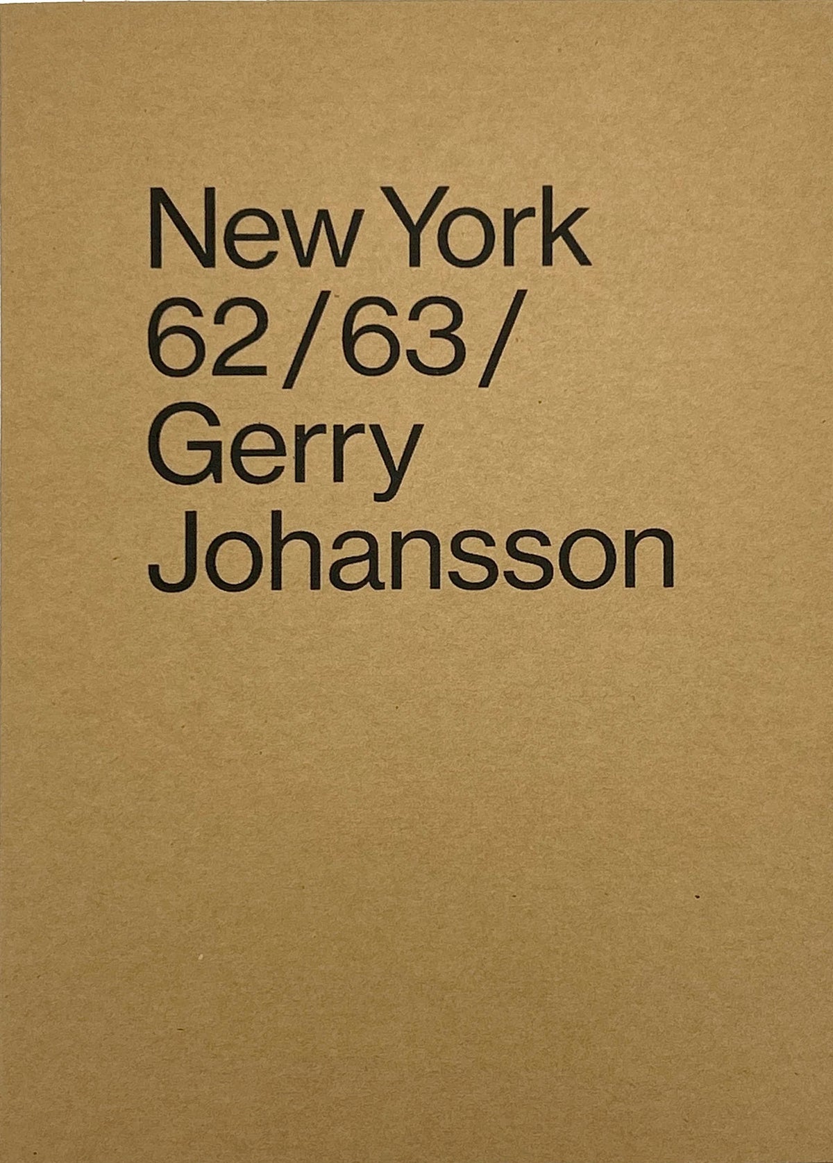 New York 62/63 Special Edition
