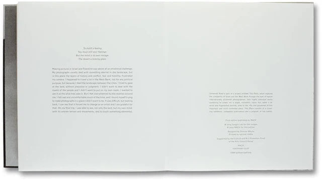 Unnamed Road - first Edition, signed ( MACK )