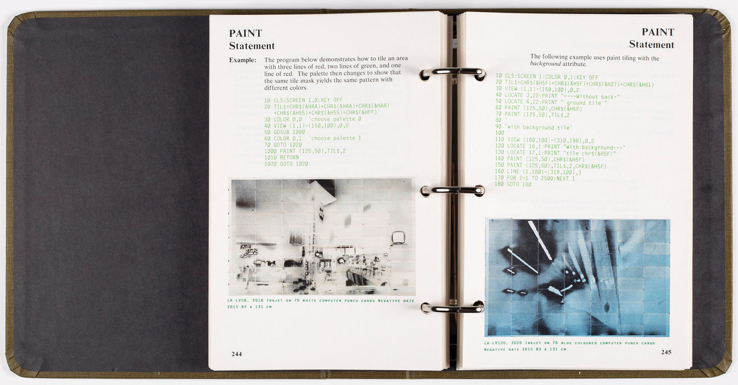 Computer Punch Card selected Artworks Catalogue 01 [Signed]