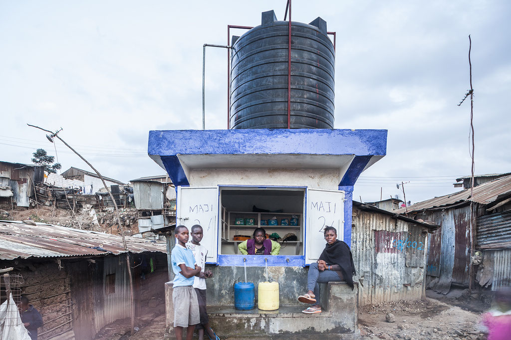 Watertanks Mathare Nairobi